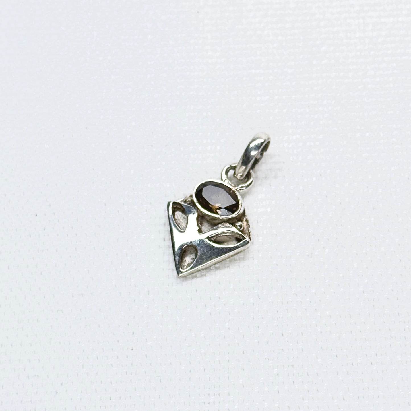 Silver Gem Pendant #6