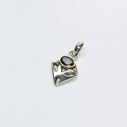 Silver Gem Pendant #6