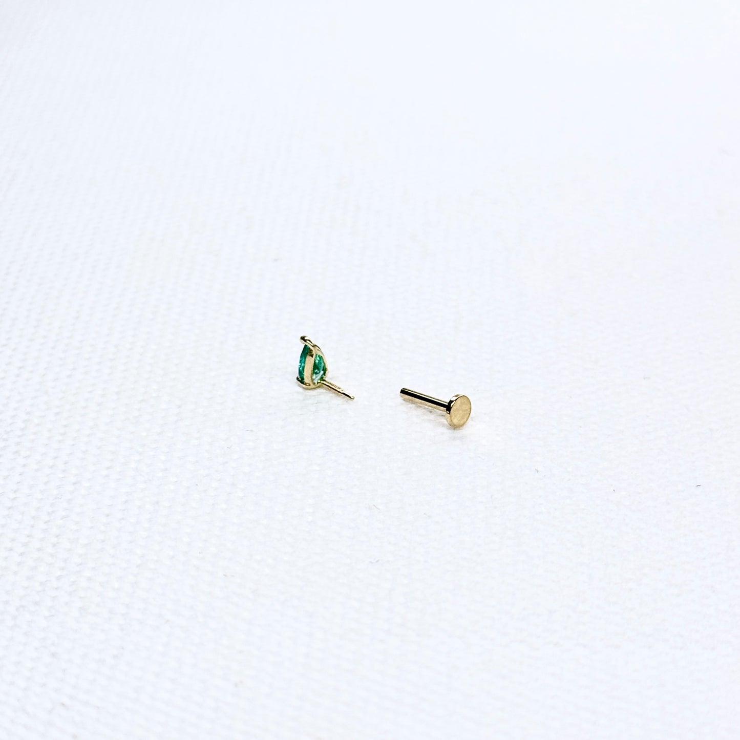 14K Pear Single Piece