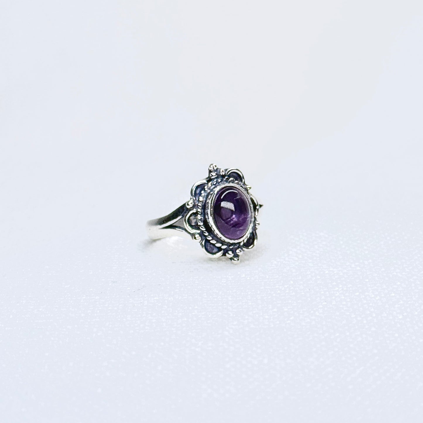 Silver Gemstone Ring #9