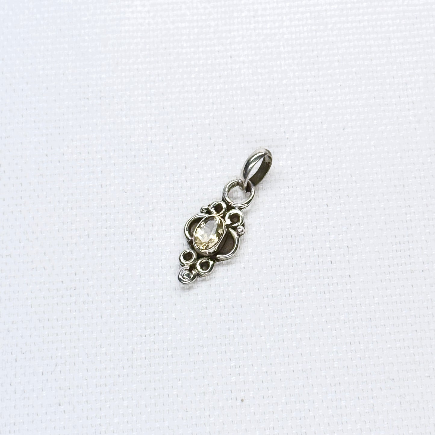 Silver Gem Pendant #9
