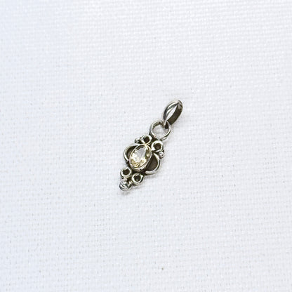 Silver Gem Pendant #9