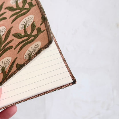 Floral Block Print Notebook
