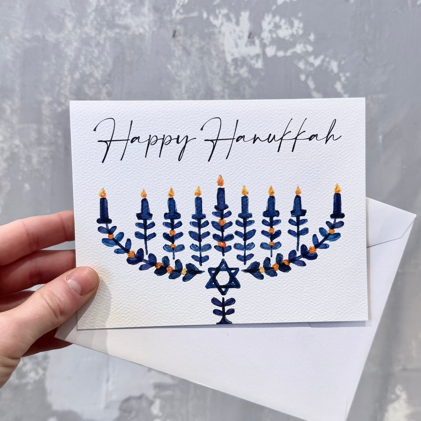 'Happy Hanukkah' Card