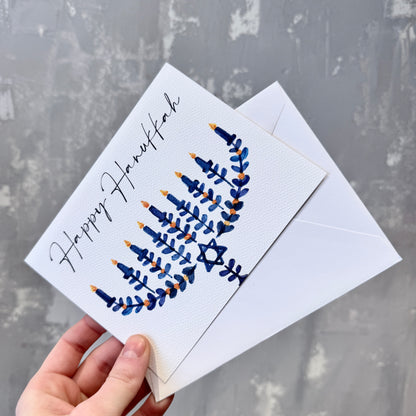 'Happy Hanukkah' Card