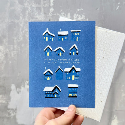 'Hope Your Home Is Filled With Light This Hanukkah' Card