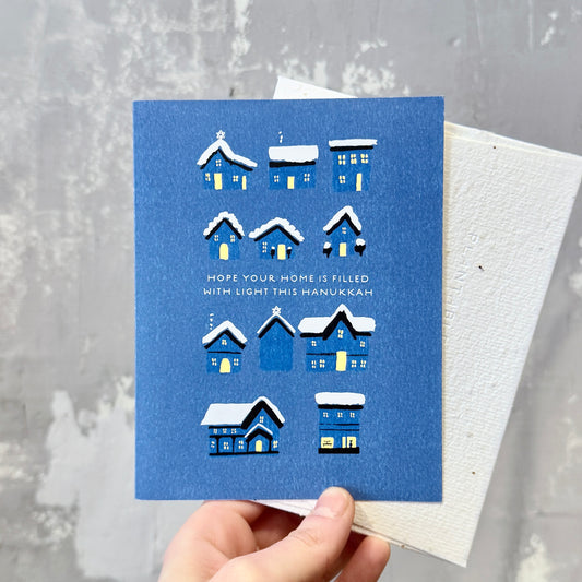 'Hope Your Home Is Filled With Light This Hanukkah' Card