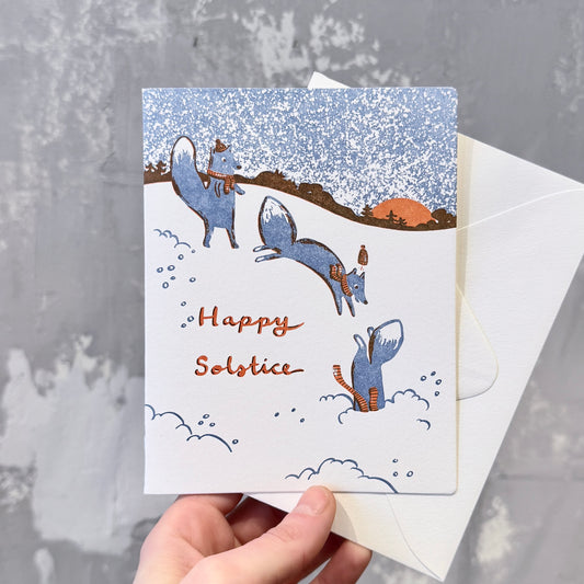 'Happy Solstice' Card