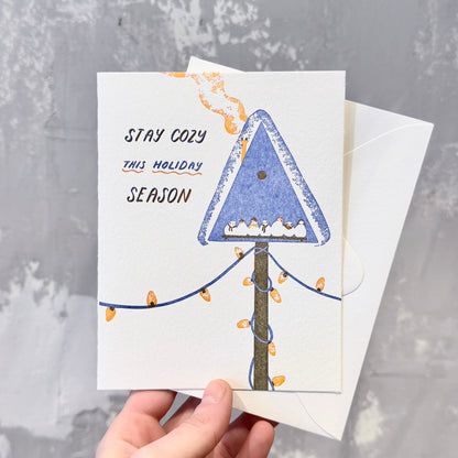 'Stay Cozy This Holiday Season' Card