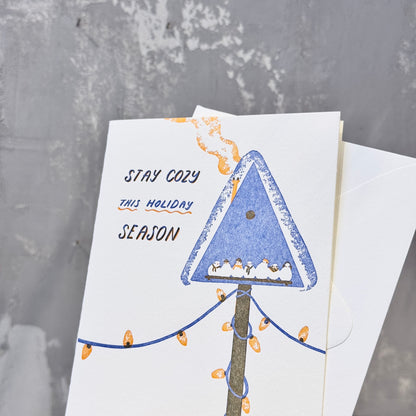 'Stay Cozy This Holiday Season' Card
