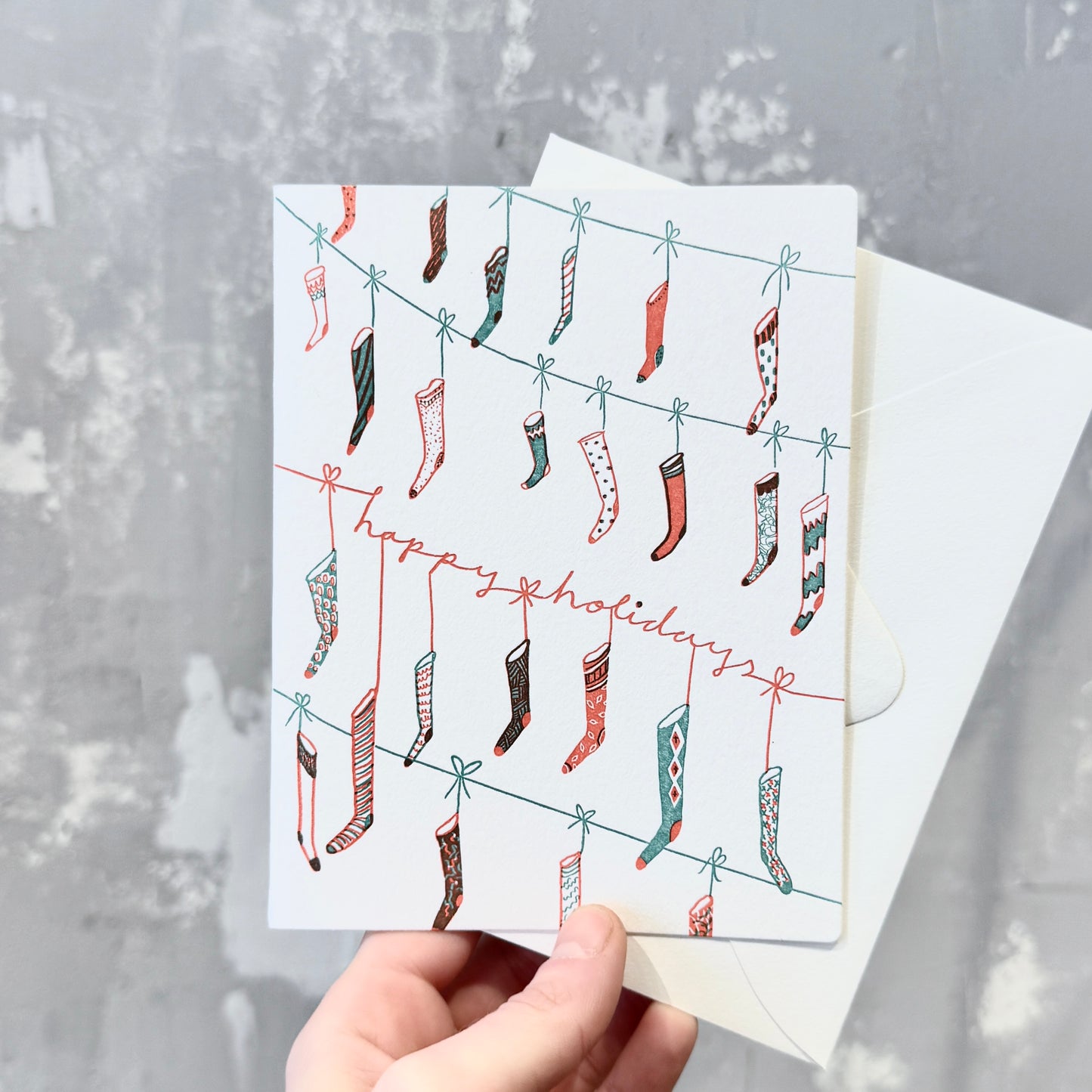 'Happy Holidays' #1 Card