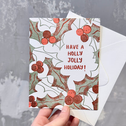 'Have a Holly Jolly Holiday' Card