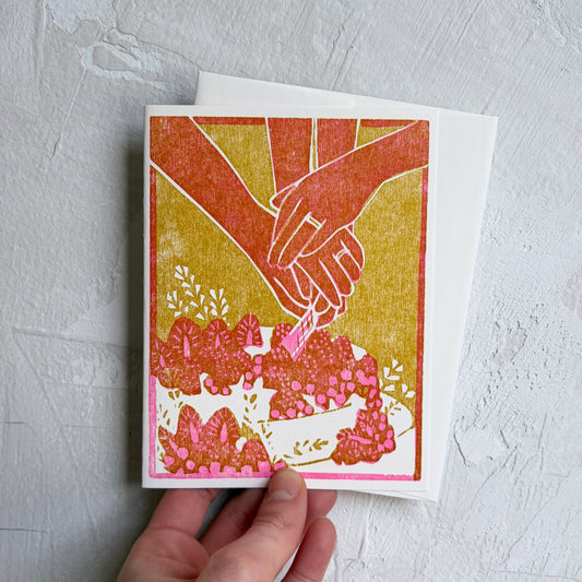 'Cake Cutting' Card