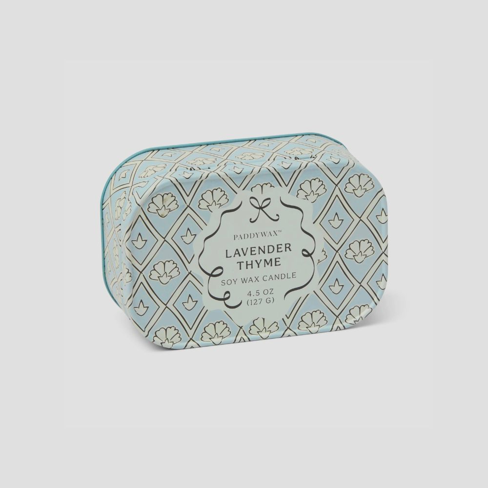 Lavender + Thyme Tin Candle