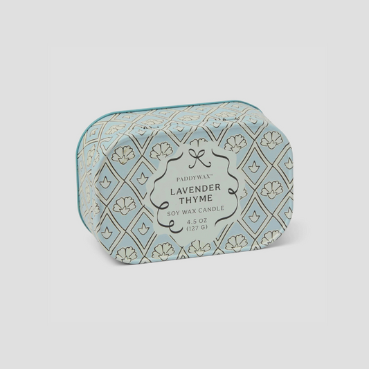 Lavender + Thyme Tin Candle