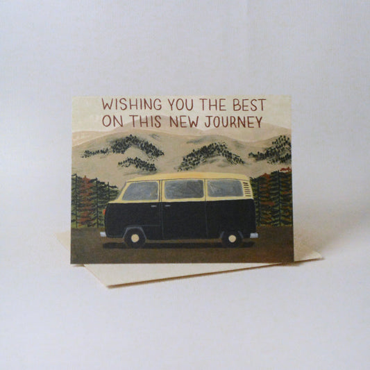 'Wishing You The Best on New Journey' Card