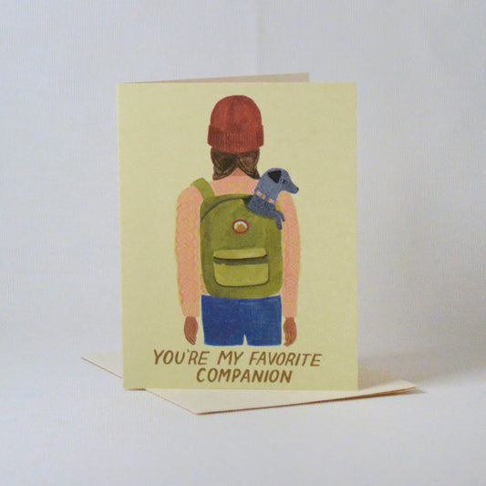'You're My Favorite Companion' Card