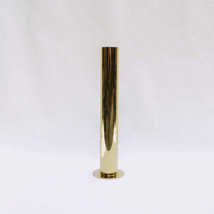 Gold Metal Cylinder Vase