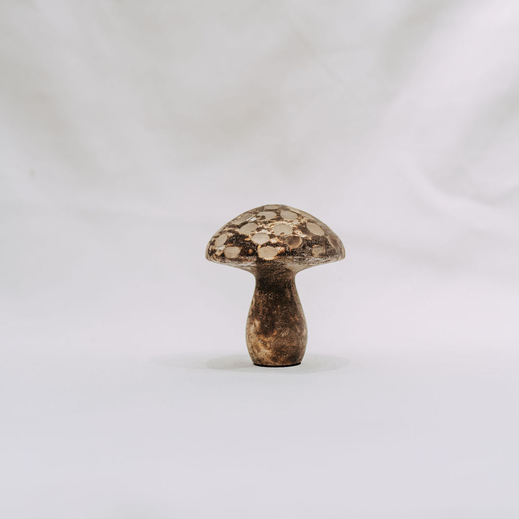 Glass Mushroom Decor