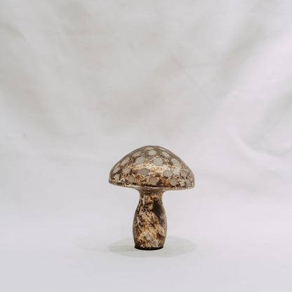 Glass Mushroom Decor